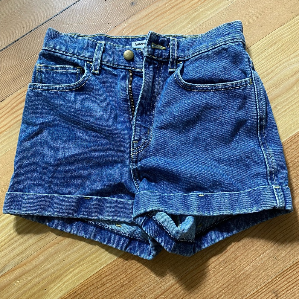 American Apparel denim shorts
